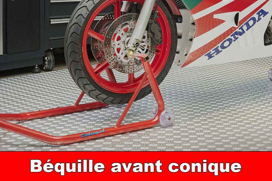 Lève moto avant à support conique 5 bequille avant support conique