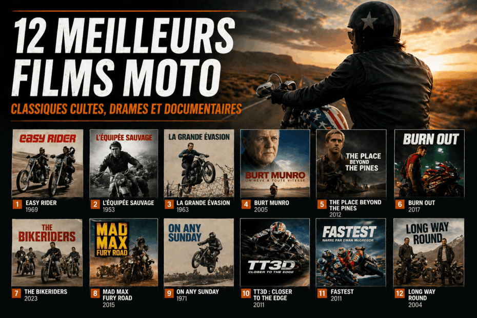 Les meilleurs films moto